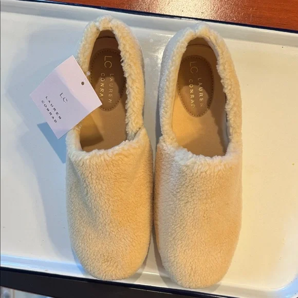Lauren Conrad Maya Cream Memory Foam Shoes Slippers - Picture 4 of 16